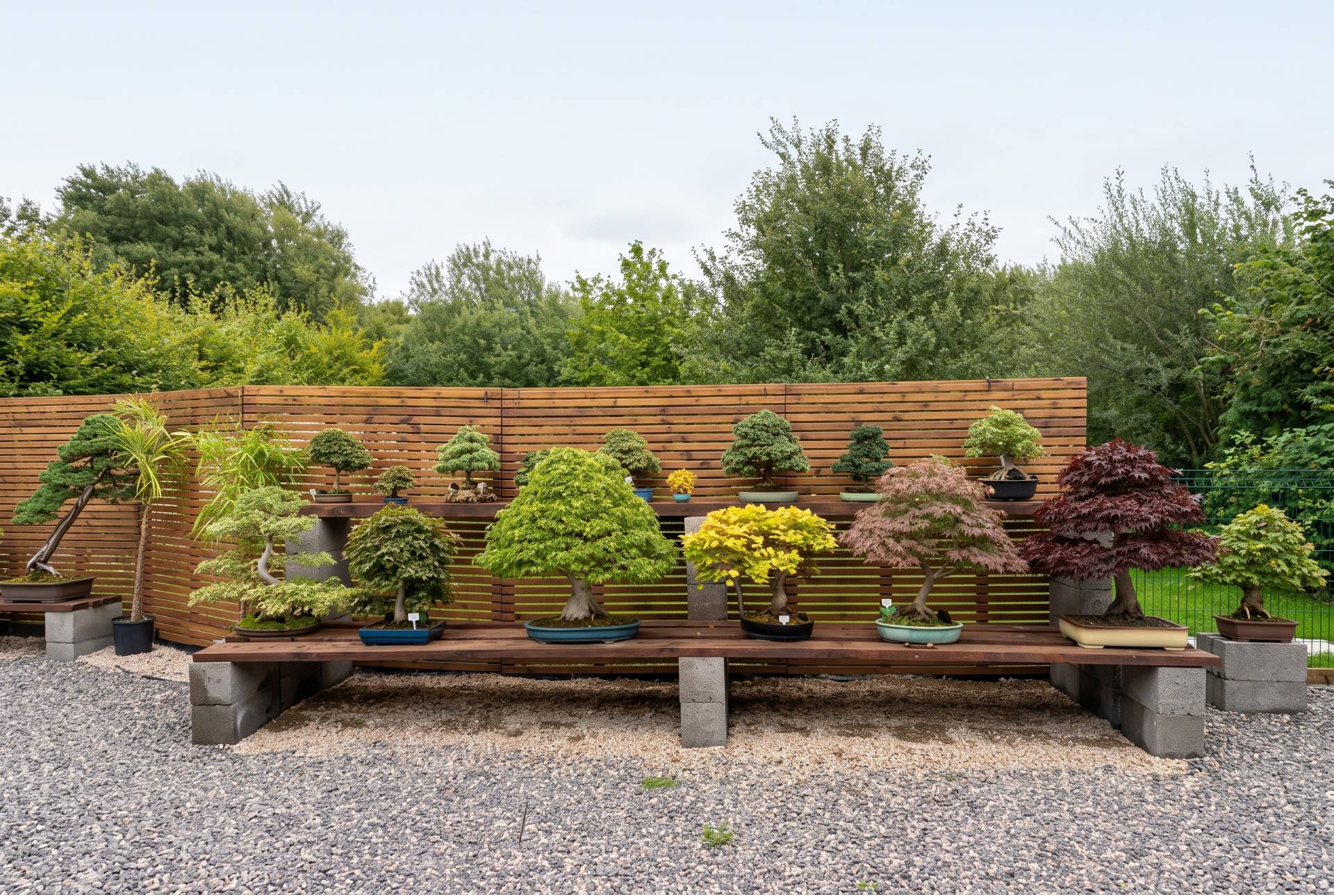 Japanese maples growing at Bamsai